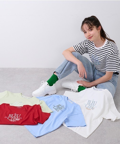 GOOD PRICE】フレンチロゴTシャツ（Tシャツ/カットソー）｜pom ponette