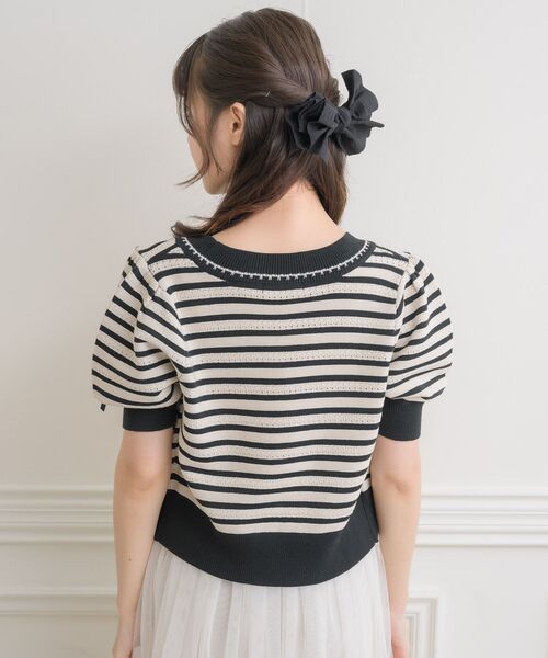 ems excite（エムズエキサイト）の「チュールベアOP（ワンピース・レディース・ナチュラル/ブルー/ライトベージュ/ブラック・FREE）」の12枚目の写真