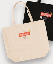 （What it isNt）ART BY MARKGONZALES（ワットイットイズント）の「【(What it isNt) ART BY MARK GONZALES/ワットイットイズント マークゴンザレス】ワイドキャンバストートバック（トートバッグ・メンズ）」