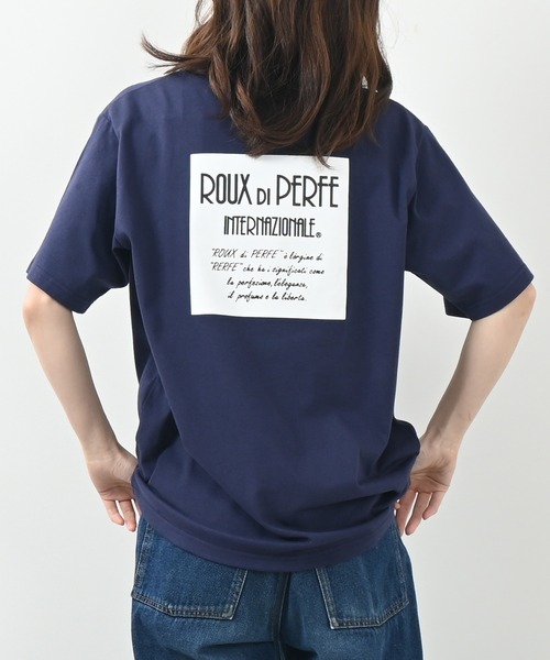 [ROUXDI PERFE ルゥディパフィー]ボックスロゴプリントTシャツ（Tシャツ/カットソー）｜Felt-Maglietta（フェルトマリエッタ）