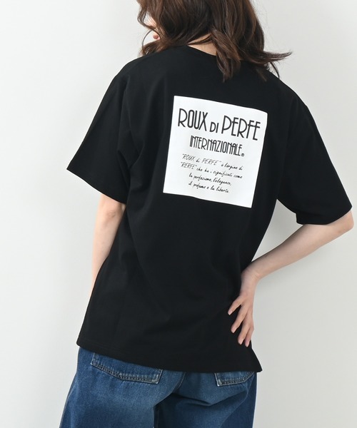 [ROUXDI PERFE ルゥディパフィー]ボックスロゴプリントTシャツ（Tシャツ/カットソー）｜Felt-Maglietta（フェルトマリエッタ）