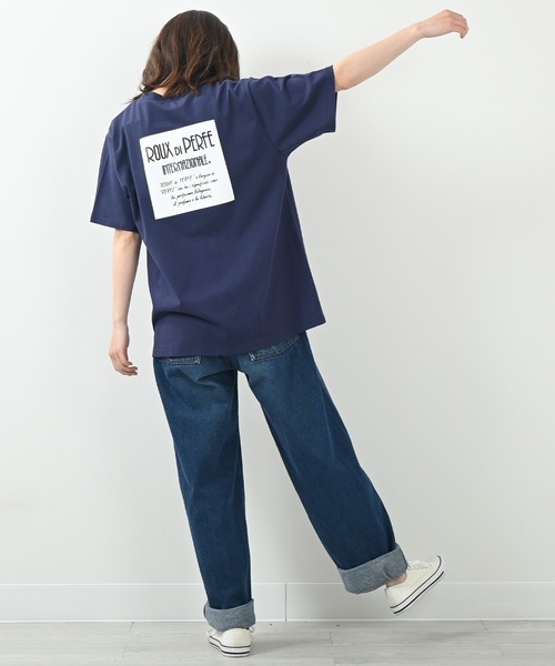 [ROUXDI PERFE ルゥディパフィー]ボックスロゴプリントTシャツ（Tシャツ/カットソー）｜Felt-Maglietta（フェルトマリエッタ）