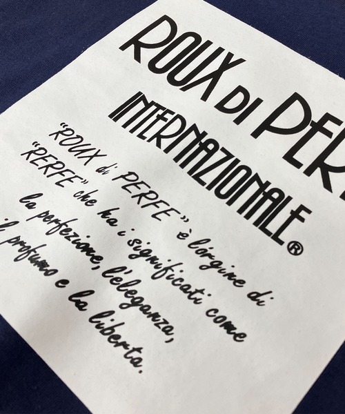 [ROUXDI PERFE ルゥディパフィー]ボックスロゴプリントTシャツ（Tシャツ/カットソー）｜Felt-Maglietta（フェルトマリエッタ）