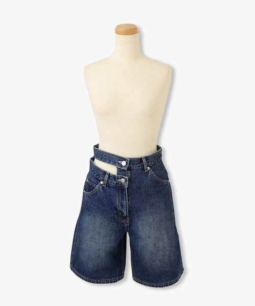 ANNA SUI NYC（アナ スイ エヌ ワイ シー）の「ANNA SUI NYC ウエストスラッシュ ハーフデニムパンツ（デニムパンツ・レディース・ライトブルー/ブルー・S/M）」の19枚目の写真