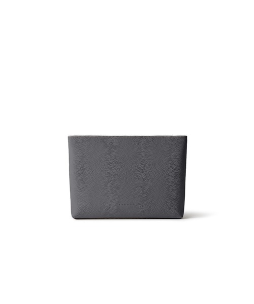 スクエアポーチ シュリンクレザー (ミディアム)（ポーチ