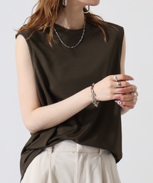 atONE（アットワン）の「atONE ノースリーブTシャツ（ポリジン加工）（Tシャツ/カットソー）」