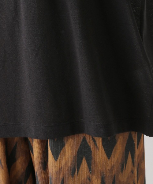 LEPSIM(レプシィム)の「梨地配色ラインチュニック 114442(Tシャツ/カットソー・レディース・ブルー/ブラック/オフホワイト・FREE)」の14枚目の写真