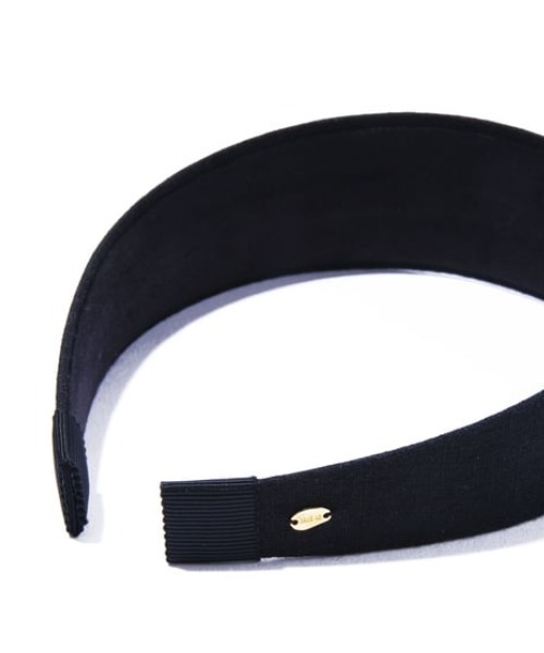 IRIS47（イリスフォーセブン）の「【IRIS 47】linen frame head band/リネンフレーム ヘッドバンド（カチューシャ・レディース・ブラック/ブルー/ベージュ・FREE）」の14枚目の写真