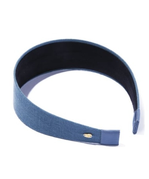 IRIS47（イリスフォーセブン）の「【IRIS 47】linen frame head band/リネンフレーム ヘッドバンド（カチューシャ・レディース・ブラック/ブルー/ベージュ・FREE）」の10枚目の写真