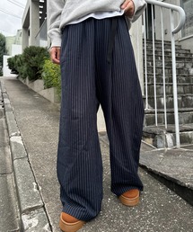 CIAOPANIC TYPY | 【WEB限定】【UNISEX】サイドベルト付きワイドスラックス(スラックス)