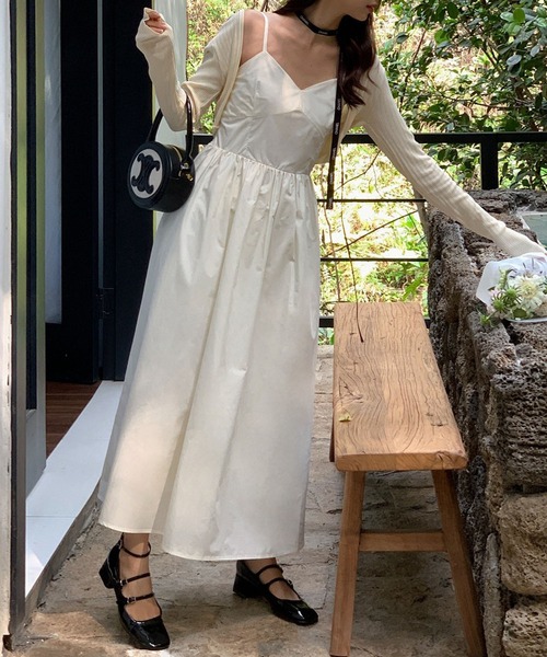 MAISON DE THERESE(メゾン ド テレーズ)の「キャミワンピース(ワンピース・レディース・ブラック/アイボリー・FREE)」の5枚目の写真