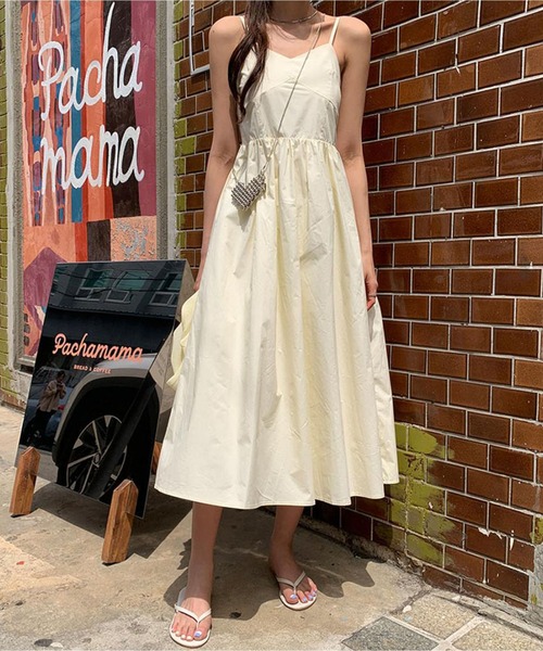 MAISON DE THERESE(メゾン ド テレーズ)の「キャミワンピース(ワンピース・レディース・ブラック/アイボリー・FREE)」の9枚目の写真