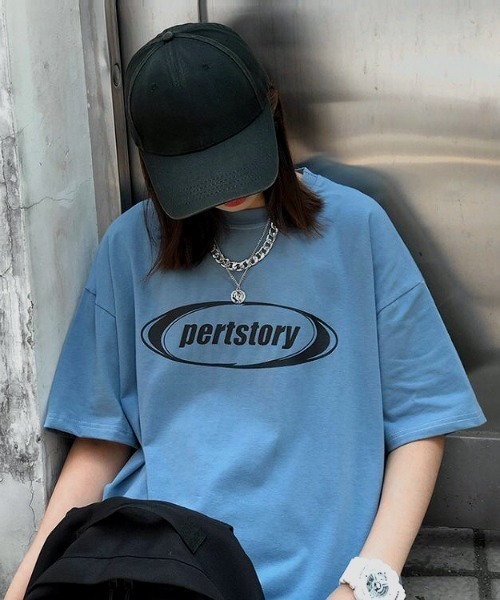 SHEENA(シーナ)の「pertstoryロゴTシャツ(Tシャツ/カットソー・レディース・ブラック/ブルー系その他/ホワイト/エメラルド・M)」の19枚目の写真