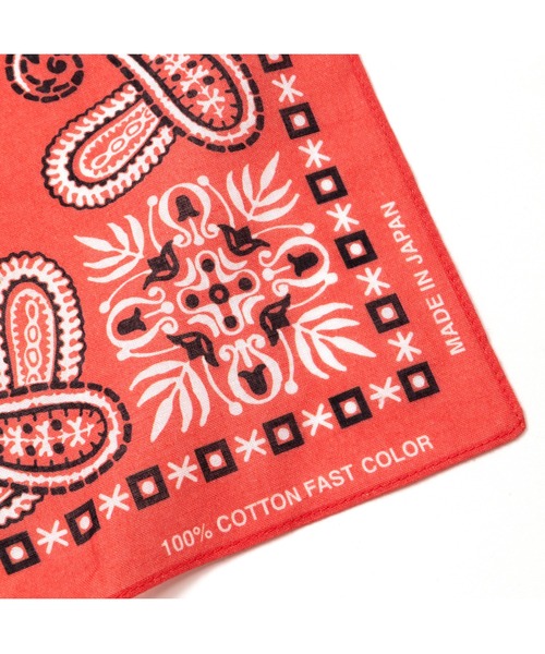 CALEE（キャリー）の「×HIGH FIVE CAL RETRO GIRL BANDANNA（バンダナ/スカーフ・メンズ・ブルー/グレー/サーモンピンク・FREE）」の9枚目の写真