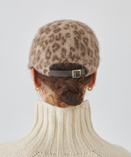 Chapeau d' O(シャポードオー)の「Chapeau d' O TM Angora Cap / シャポードオー(キャップ・レディース・ブラック/ライトベージュ/ベージュ・FREE)」の17枚目の写真