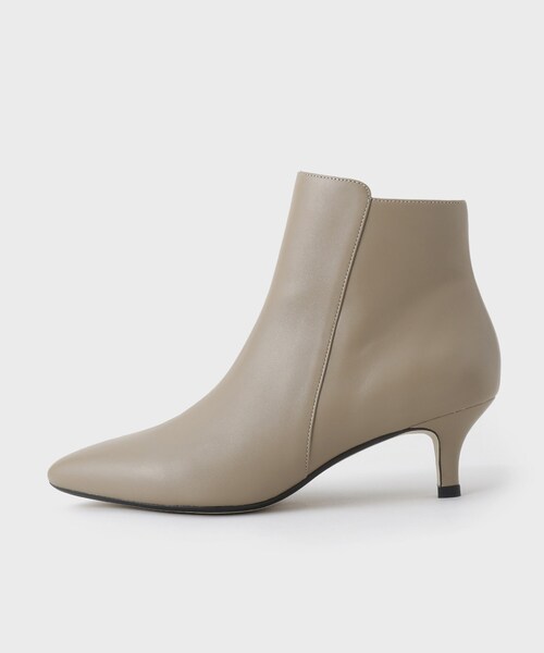 UNTITLED（アンタイトル）の「◆【本革】ショートブーツ（ブーツ・レディース・ベージュ/ブラック・25/30/35/40/45）」の5枚目の写真