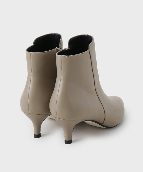 UNTITLED（アンタイトル）の「◆【本革】ショートブーツ（ブーツ・レディース・ベージュ/ブラック・25/30/35/40/45）」の6枚目の写真