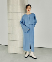 LEPSIM | 2WAYショルダーカーデSETワンピース　133406(ワンピース)