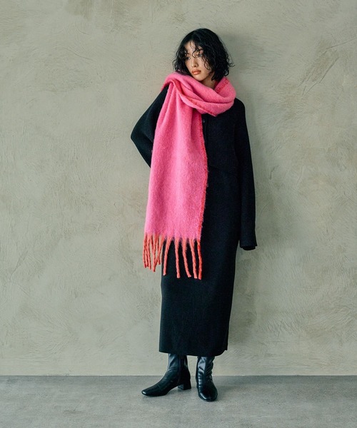 LEPSIM（レプシィム）の「2WAYショルダーカーデSETワンピース　133406（ワンピース・レディース・アイボリー/ブラック/ブラウン系その他/グレー/ライトブルー・FREE）」の2枚目の写真