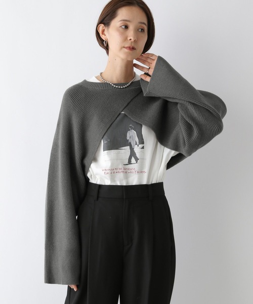 LEPSIM（レプシィム）の「2WAYショルダーカーデSETワンピース　133406（ワンピース・レディース・アイボリー/ブラック/ブラウン系その他/グレー/ライトブルー・FREE）」の20枚目の写真