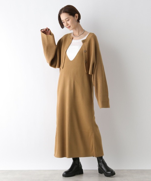 LEPSIM（レプシィム）の「2WAYショルダーカーデSETワンピース　133406（ワンピース・レディース・アイボリー/ブラック/ブラウン系その他/グレー/ライトブルー・FREE）」の18枚目の写真