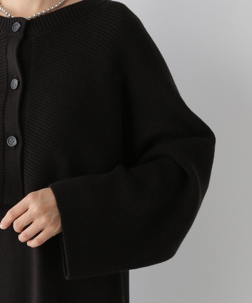 LEPSIM（レプシィム）の「2WAYショルダーカーデSETワンピース　133406（ワンピース・レディース・アイボリー/ブラック/ブラウン系その他/グレー/ライトブルー・FREE）」の8枚目の写真