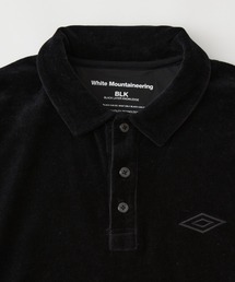 White Mountaineering×UMBROベロアポロシャツ ネイビー White Mountaineering×UMBROベロアポロシャツ ネイビー White
