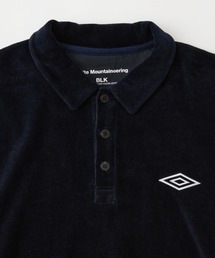 White Mountaineering×UMBROベロアポロシャツ ネイビー 86659263_b_01_215.jpg