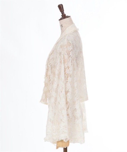 axes femme（アクシーズファム）の「チェーン付き総レースボレロ（カーディガン/ボレロ・レディース・ブラック/キナリ・FREE）」の19枚目の写真