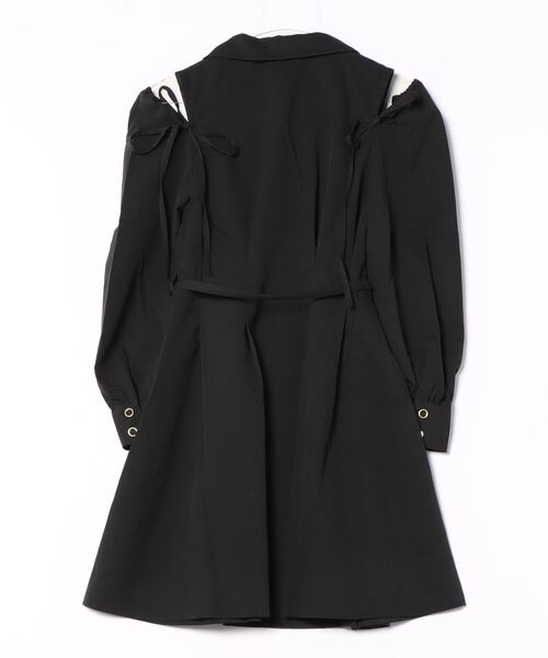 TORTE（トルテ）の「2wayテーラード長袖ワンピース（ワンピース・レディース・ピンク/レッド/ダークグレー/ブラック・FREE）」の7枚目の写真