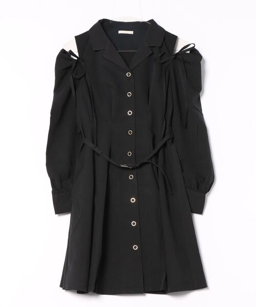 TORTE（トルテ）の「2wayテーラード長袖ワンピース（ワンピース・レディース・ピンク/レッド/ダークグレー/ブラック・FREE）」の8枚目の写真