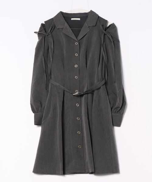 TORTE（トルテ）の「2wayテーラード長袖ワンピース（ワンピース・レディース・ピンク/レッド/ダークグレー/ブラック・FREE）」の11枚目の写真