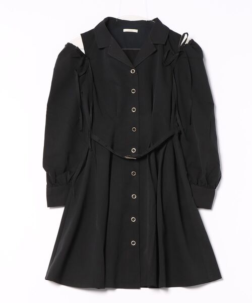 TORTE（トルテ）の「2wayテーラード長袖ワンピース（ワンピース・レディース・ピンク/レッド/ダークグレー/ブラック・FREE）」の12枚目の写真