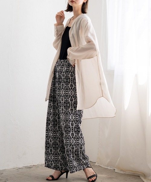 VitaFelice（ヴィータフェリーチェ）の「スムースタッチロングパンツ ルームウェア ルームパンツ（その他ルームウェア・レディース・ネイビー/ブラック/ホワイト/グリーン・FREE）」の8枚目の写真