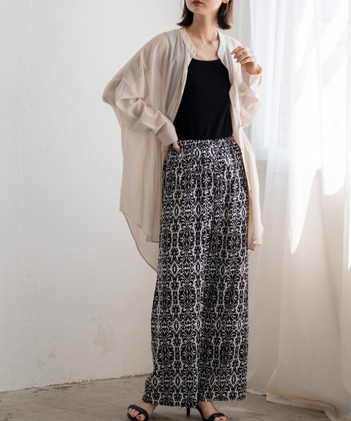 VitaFelice（ヴィータフェリーチェ）の「スムースタッチロングパンツ ルームウェア ルームパンツ（その他ルームウェア・レディース・ネイビー/ブラック/ホワイト/グリーン・FREE）」の12枚目の写真