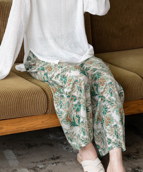 VitaFelice（ヴィータフェリーチェ）の「スムースタッチロングパンツ ルームウェア ルームパンツ（その他ルームウェア・レディース・ネイビー/ブラック/ホワイト/グリーン・FREE）」の18枚目の写真