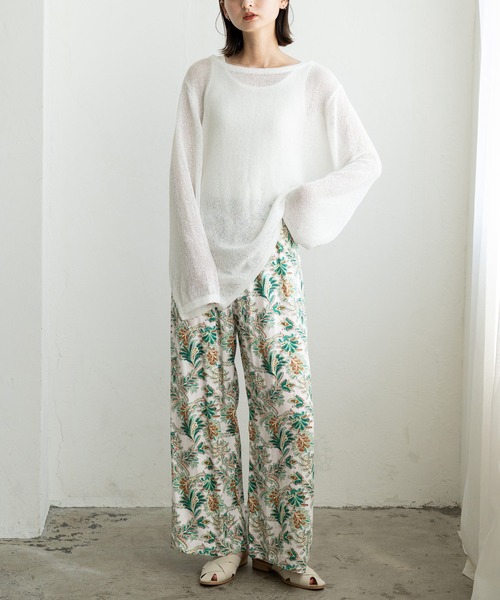 VitaFelice（ヴィータフェリーチェ）の「スムースタッチロングパンツ ルームウェア ルームパンツ（その他ルームウェア・レディース・ネイビー/ブラック/ホワイト/グリーン・FREE）」の19枚目の写真