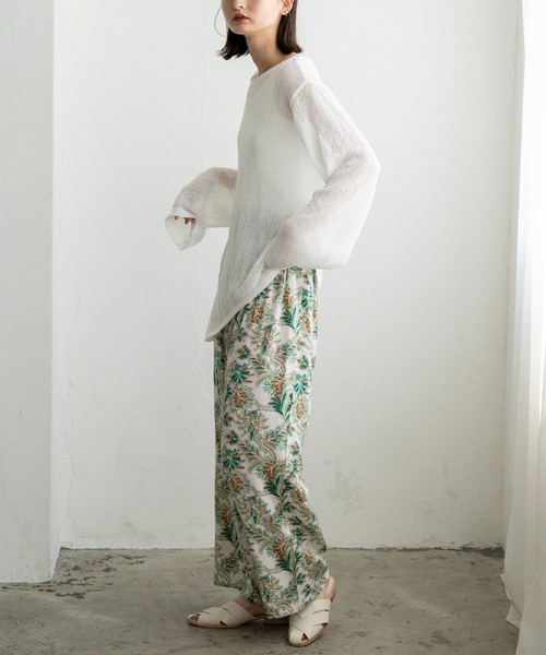 VitaFelice（ヴィータフェリーチェ）の「スムースタッチロングパンツ ルームウェア ルームパンツ（その他ルームウェア・レディース・ネイビー/ブラック/ホワイト/グリーン・FREE）」の21枚目の写真