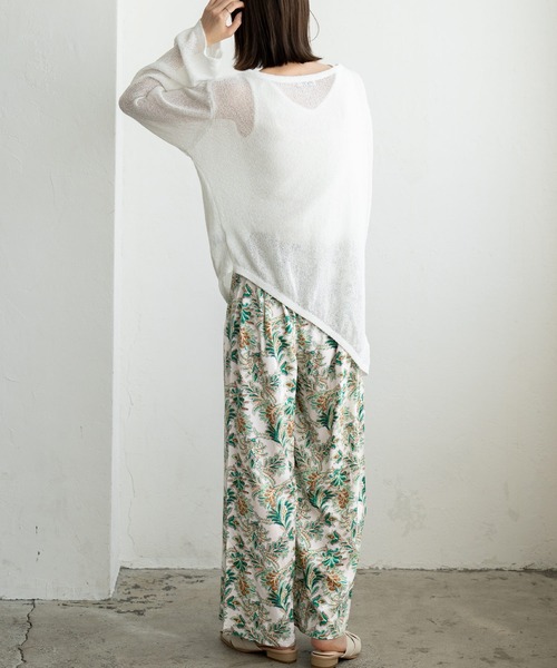 VitaFelice（ヴィータフェリーチェ）の「スムースタッチロングパンツ ルームウェア ルームパンツ（その他ルームウェア・レディース・ネイビー/ブラック/ホワイト/グリーン・FREE）」の22枚目の写真