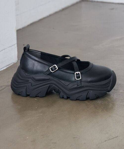 RETRO GIRL(レトロガール)の「クロスベルトスニーカー(スニーカー・レディース・その他1/シルバー/ブラック・LARGE/MEDIUM)」の22枚目の写真