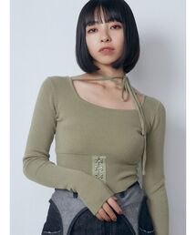 EMODA | オープンフックチョーカーニット(ニット/セーター)