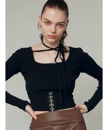 EMODA | オープンフックチョーカーニット(ニット/セーター)