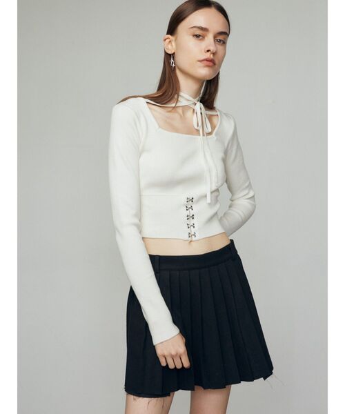 EMODA（エモダ）の「オープンフックチョーカーニット（ニット/セーター