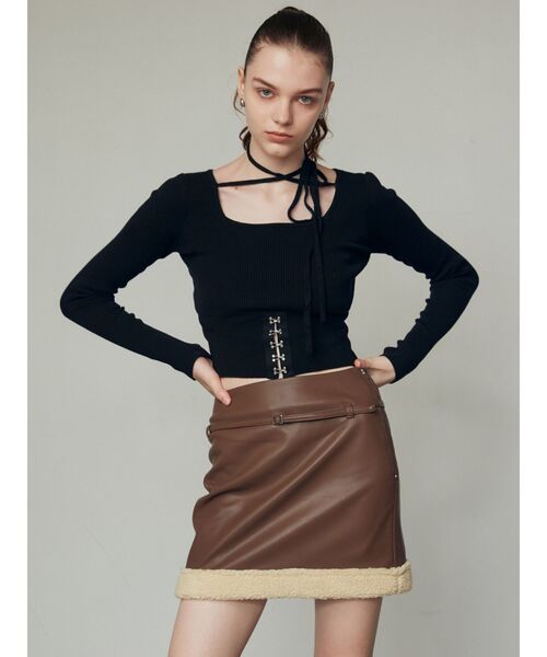 EMODA（エモダ）の「オープンフックチョーカーニット（ニット/セーター