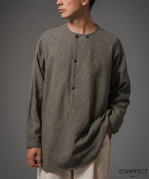 EDIFICE | CONFFECT TWEEDY COTTON Crew Shirt(シャツ/ブラウス)