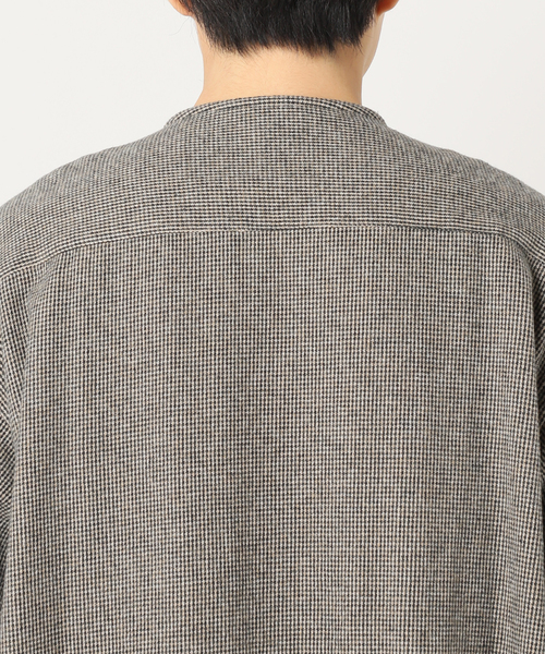 EDIFICE（エディフィス）の「CONFFECT EDIFICE TWEEDY COTTON Crew Shirt（シャツ/ブラウス・メンズ・ベージュ・MEDIUM/LARGE）」の10枚目の写真