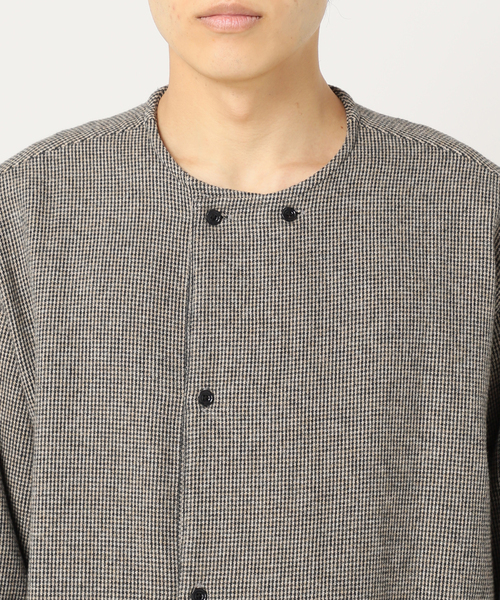 EDIFICE（エディフィス）の「CONFFECT EDIFICE TWEEDY COTTON Crew Shirt（シャツ/ブラウス・メンズ・ベージュ・MEDIUM/LARGE）」の11枚目の写真