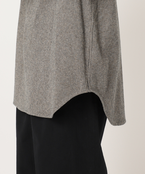 EDIFICE（エディフィス）の「CONFFECT EDIFICE TWEEDY COTTON Crew Shirt（シャツ/ブラウス・メンズ・ベージュ・MEDIUM/LARGE）」の14枚目の写真