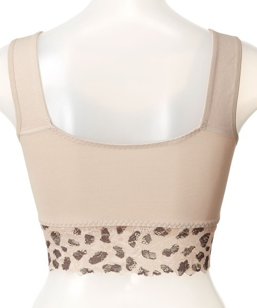 aimerfeel（エメフィール）の「ダルメシアン しっかり美胸 夢ごこち 綿混 ナイトブラ 単品ブラジャー（ナイトブラ・レディース・モカ/ブラウン・SMALL/MEDIUM/LARGE/X-LARGE）」の6枚目の写真