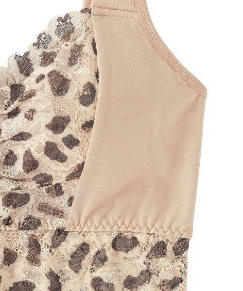 aimerfeel（エメフィール）の「ダルメシアン しっかり美胸 夢ごこち 綿混 ナイトブラ 単品ブラジャー（ナイトブラ・レディース・モカ/ブラウン・SMALL/MEDIUM/LARGE/X-LARGE）」の7枚目の写真